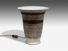  Keramos Vienna Manufactory Keramos French Modern Glazed Ceramic Table Lamp France 1940s - 4192430