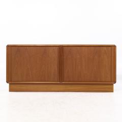  Kibaek Mobelfabrik Kibaek Mobelfabrik Mid Century Danish Teak Tambour Door Credenza - 4172815