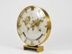  Kienzle Clocks Large Midcentury Kienzle GMT World Time Zone Brass Table Clock Germany 1960s - 4068204