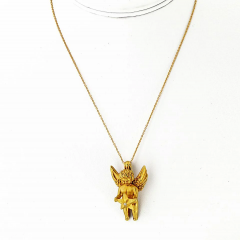  Kieselstein Cord Kieselstein Cord 18K Yellow Gold Angel Charm Pendant - 4148031
