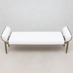  Kifu Paris Kifu Augousti Bench in Black Shagreen with Bronze Patina Brass by Kifu Paris - 3847586