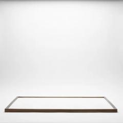  Kifu Paris Kifu Augousti Extra Large Rectangular Tray in Shagreen with Bronze Patina Brass by Kifu Paris - 3845260