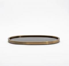  Kifu Paris Kifu Augousti Oval Tray in Pen Shell with Bronze Patina Brass by Kifu Paris - 3845368