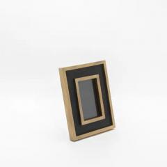  Kifu Paris Kifu Augousti Picture Frame 5x7 in Black Oak with Brass Details by KIFU Paris - 3882090