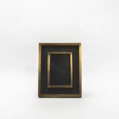  Kifu Paris Kifu Augousti Picture Frame 5x7 in Black Shagreen with Brass Details by KIFU Paris - 3881924