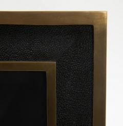  Kifu Paris Kifu Augousti Picture Frame 5x7 in Black Shagreen with Brass Details by KIFU Paris - 3881962