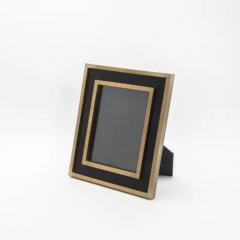  Kifu Paris Kifu Augousti Picture Frame 8x10 in Black Oak with Brass Details by KIFU Paris - 3882100