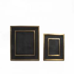  Kifu Paris Kifu Augousti Picture Frame 8x10 in Black Shagreen with Brass Details by KIFU Paris - 3881983