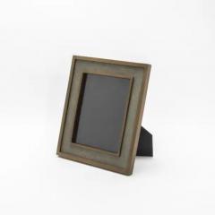  Kifu Paris Kifu Augousti Picture Frame 8x10 in Grey Shagreen with Brass Details by KIFU Paris - 3881932