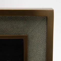  Kifu Paris Kifu Augousti Picture Frame 8x10 in Grey Shagreen with Brass Details by KIFU Paris - 3881968