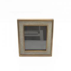  Kifu Paris Kifu Augousti Picture Frame 8x10 in Grey Shagreen with Brass Details by KIFU Paris - 3881974