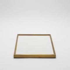  Kifu Paris Kifu Augousti Rectangular Tray in Shagreen with Bronze Patina Brass by Kifu Paris - 3844932