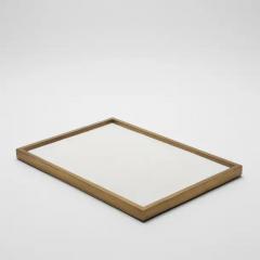  Kifu Paris Kifu Augousti Rectangular Tray in Shagreen with Bronze Patina Brass by Kifu Paris - 3844933