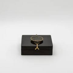  Kifu Paris Kifu Augousti Set of 2 Boxes in Shell with Semi Precious Stone and Brass by Kifu Paris - 3844513