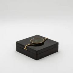  Kifu Paris Kifu Augousti Set of 2 Boxes in Shell with Semi Precious Stone and Brass by Kifu Paris - 3844514