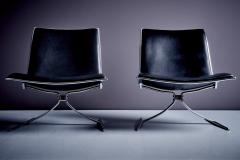  Kill International Pair of Lounge Chairs JK 710 by J rgen Kastholm for Kill International - 4389991