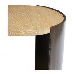  Kimberly Denman Inc RACHIS WOODTOP SIDE TABLE - 2147582