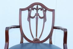  Kindel Furniture Kindel Mahogany And Leather Dining Chairs - 2215784