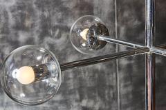  Kinkeldey Five Stackable Nickeled Chandelier by Kinkeldey - 4719170