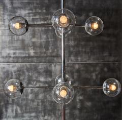  Kinkeldey Five Stackable Nickeled Chandelier by Kinkeldey - 4719177