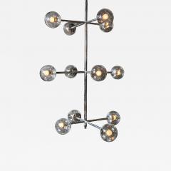  Kinkeldey Five Stackable Nickeled Chandelier by Kinkeldey - 4753811