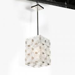  Kinkeldey Set of Three Mid Century Rectangular Faceted Cut Crystal Pendants by Kinkeldey - 4622606