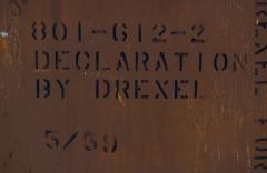  Kipp Stewart Stewart McDougall Kipp Stewart Declaration Sculpted Walnut Floating Night Stands for Drexel - 3070453