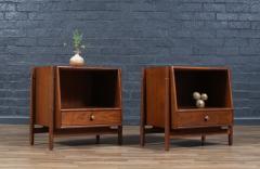  Kipp Stewart Stewart McDougall Kipp Stewart Declaration Walnut Floating Nightstands by Drexel - 4347956