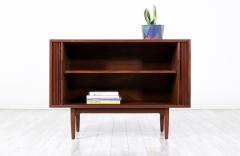  Kipp Stewart Stewart McDougall Kipp Stewart Declaration Walnut Tambour Door Credenza for Drexel - 3151399