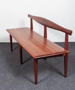  Kipp Stewart Stewart McDougall Vintage Cherrywood Cow Horn Bench by Kipp Stewart and Stewart MacDougall - 3489104