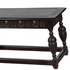  Kittinger Furniture Co Antique Kittinger William and Mary Style Walnut Bench or Low Sofa Table - 4795117