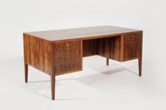  Kittinger Furniture Co Executive Rosewood Desk by Kittinger C 1950s - 3712082