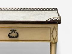 Kittinger Furniture Co Kittinger Hollywood Regency Style Nightstands Faux Bamboo Painted Wood Brass - 3977896