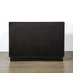  Kittinger Furniture Co Mid Century Modernist Mandarin Black Lacquer Low Chest by Kittinger - 3600012