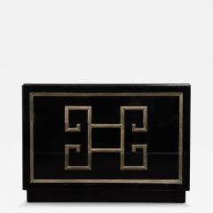  Kittinger Furniture Co Mid Century Modernist Mandarin Black Lacquer Low Chest by Kittinger - 3602974