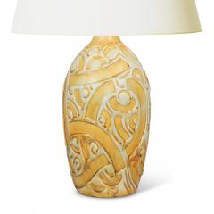  Knabstrup Table Lamp with Paisley Style Relief Attrib to Zoltan Kiss for Knabstrup - 3127947