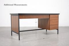  Knoll 1960s Inspired Florence Knoll Executive Desk Mid Century Modern Elegance - 3480489