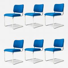  Knoll 6 Marcel Breuer Cesca Side Dining Chairs for Knoll 1980 - 4311102