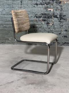  Knoll 8 Marcel Breuer Cesca Woven Leather Side Dining Chairs Knoll 1980 - 3637605