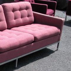  Knoll 90in Vintage Mid Century Knoll Three Seat Sofa - 2626863