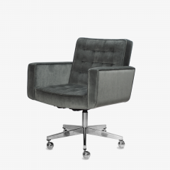  Knoll Cafiero Executive Task Chair in Graphite Velvet by Vincent Cafiero for Knoll - 2053345