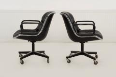  Knoll Charles Pollock for Knoll International Model 1258 Swivel Tilt Desk Chairs 1965 - 4569678