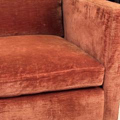  Knoll Classic Velvet Upholstered Club Chair by Charles Pfister for Knoll - 4280809