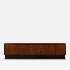  Knoll Custom Knoll Credenza in Mahogany Chrome - 4247550