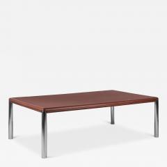  Knoll Custom Knoll Monumental Dining Table in Mahogany Chrome - 4247551