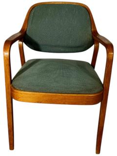 Knoll Don Pettit for Knoll Bent Oak Arm Chairs 1980 - 4218790