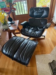  Knoll Eames Rosewood and Leather 670 671 Lounge Chair and Ottoman - 4215209