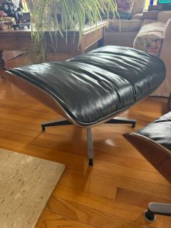  Knoll Eames Rosewood and Leather 670 671 Lounge Chair and Ottoman - 4215217