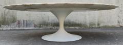  Knoll Early Eero Saarinen for Knoll Internatioanl Tulip Coffee Table Arabescato Marble - 3114135