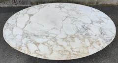  Knoll Early Eero Saarinen for Knoll Internatioanl Tulip Coffee Table Arabescato Marble - 3114146